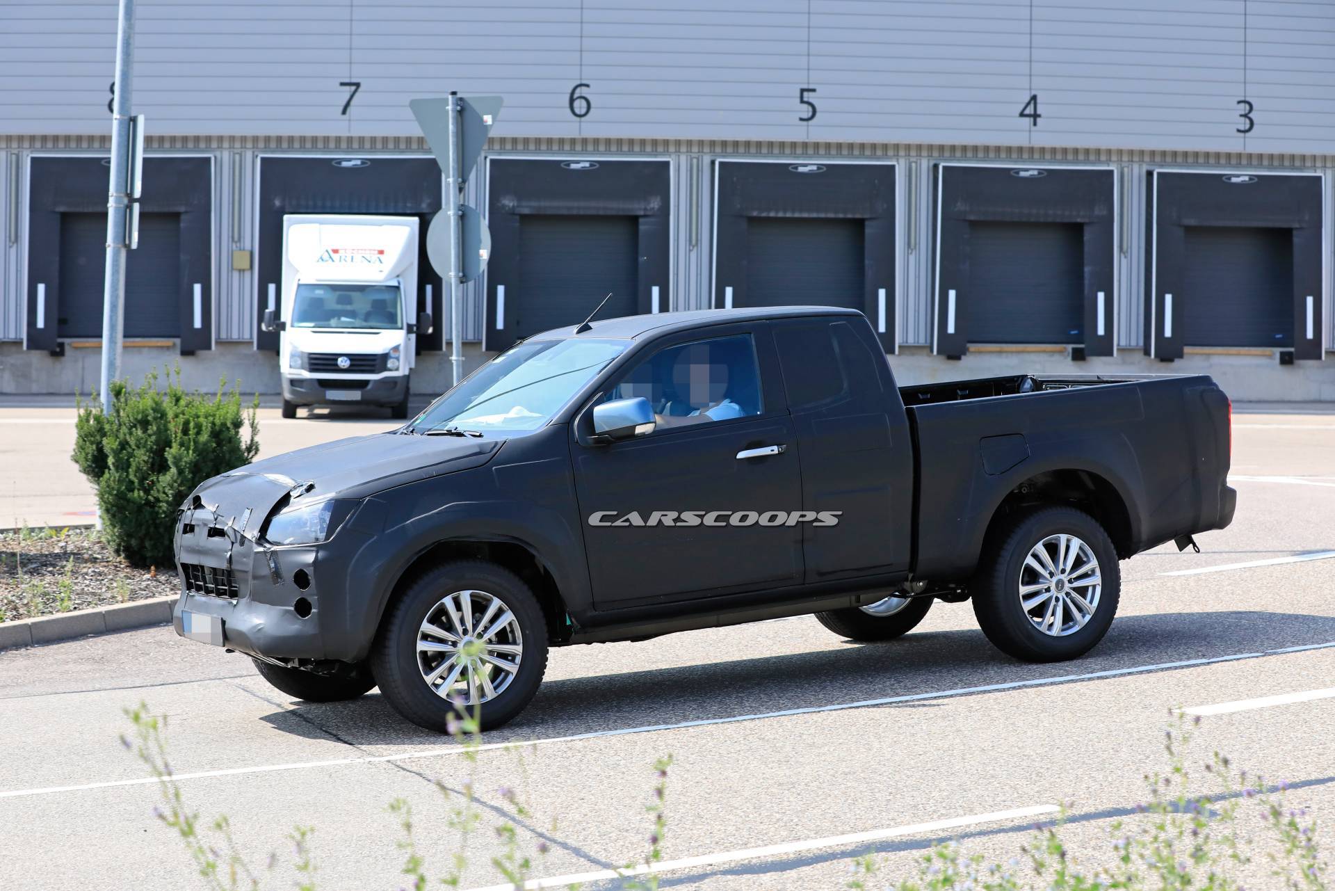 2020 Isuzu D-Max Spotted Testing Extended Cab Body
