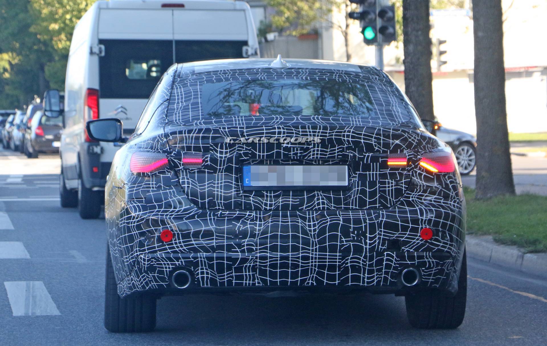 2021 BMW 4 Series Gran Coupe Spotted Again As Kidney Grille Suspense Builds Up