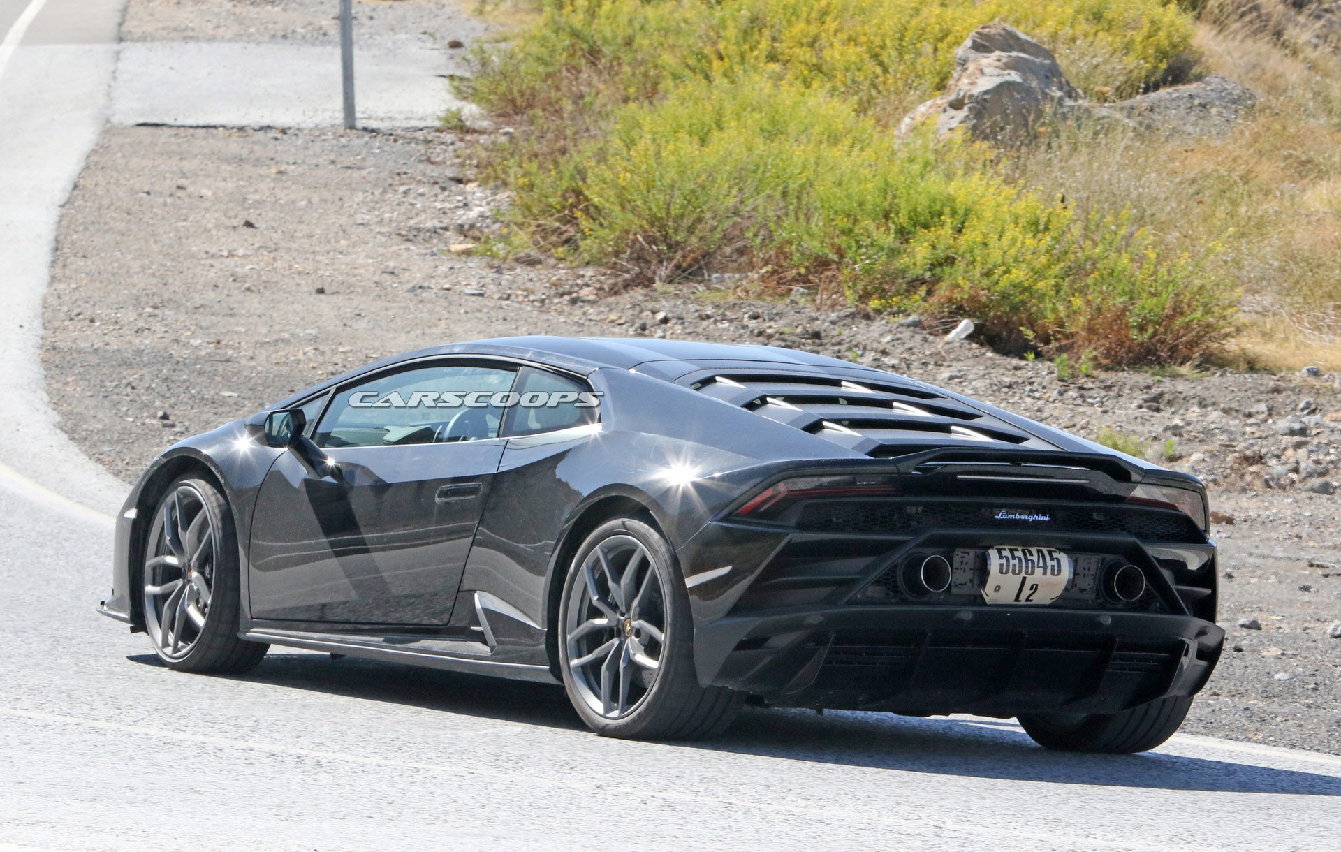 Mysterious Lamborghini Prototype Spied, Could Be The Huracan Performante Evo