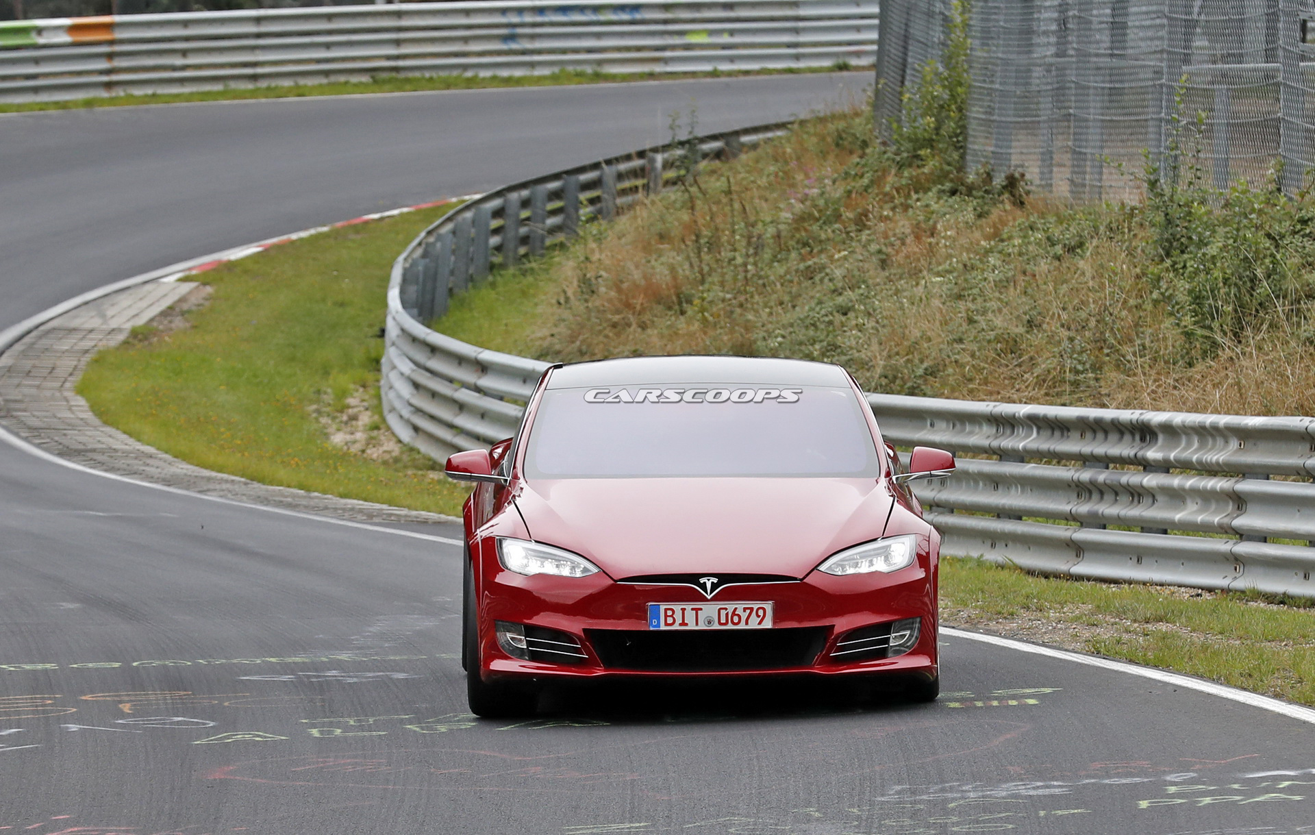 Tesla’s ‘Ring Contender Is A Model S “Chassis Prototype” With New “Plaid” Powertrain