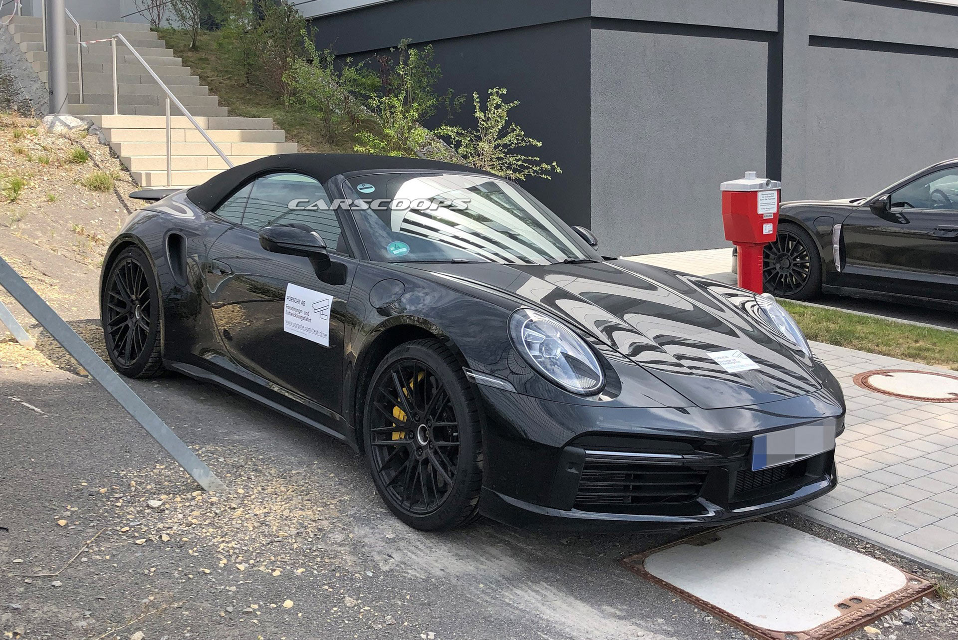 2020 Porsche 911 (992) Turbo Coupe And Cabriolet Spotted Virtually Undisguised (Again)