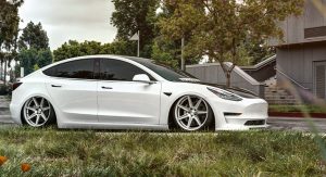 Someone Created A Tesla Model 3 Low-Rider Because Why Not? | Carscoops