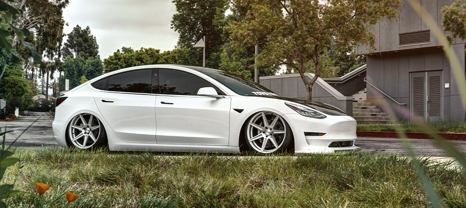 Someone Created A Tesla Model 3 Low-Rider Because Why Not?