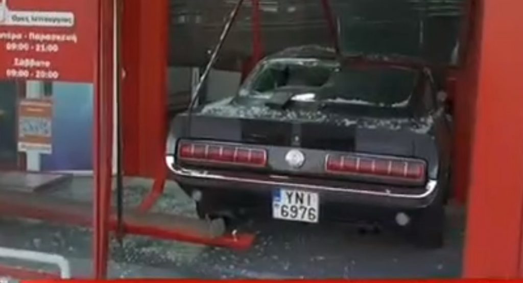  Car-Clueless Thieves Crash ’67 Ford Mustang Into Store To Steal Three Gaming Consoles