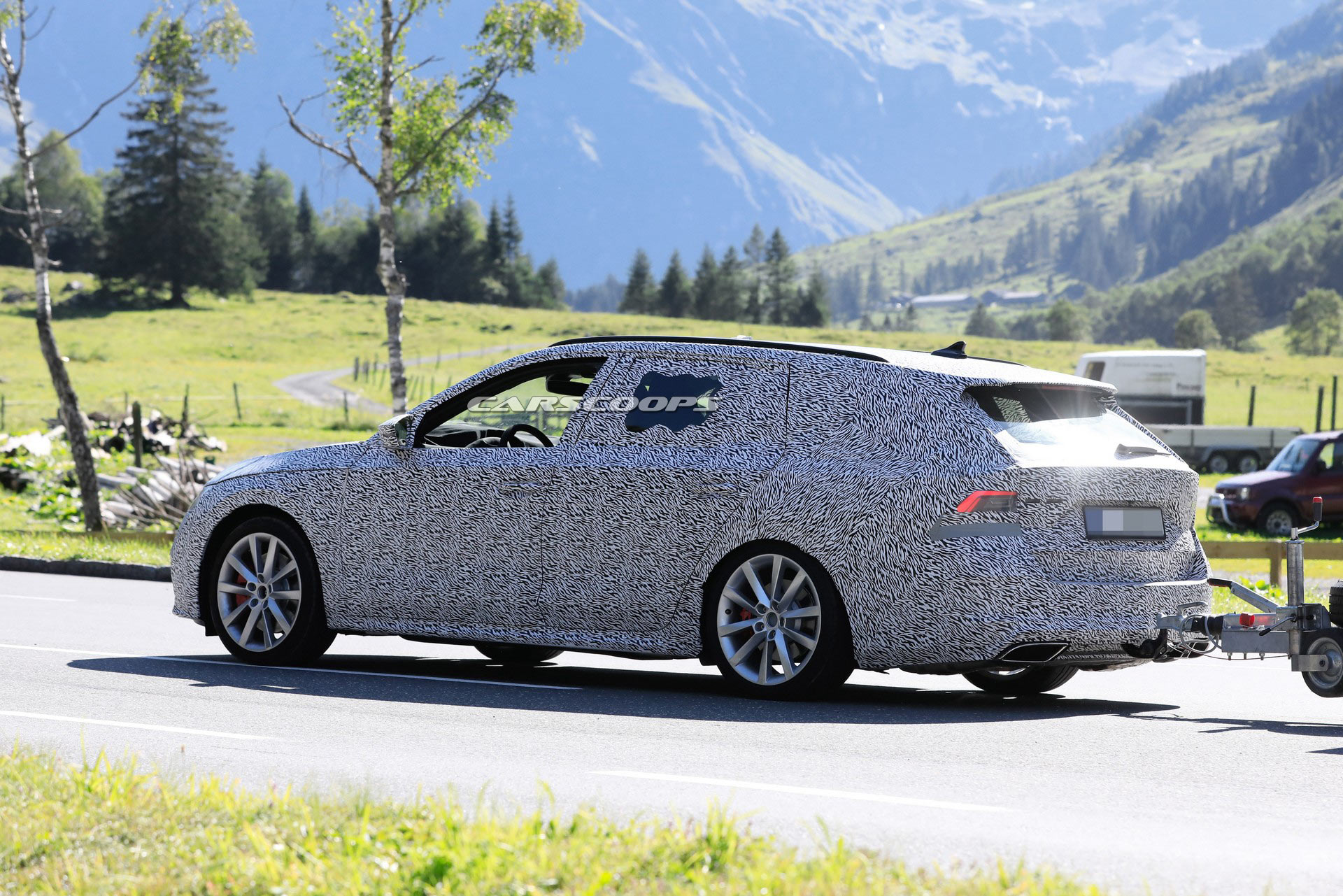 2021 Skoda Octavia Combi RS Spied And Crashed Within A Matter Of Minutes