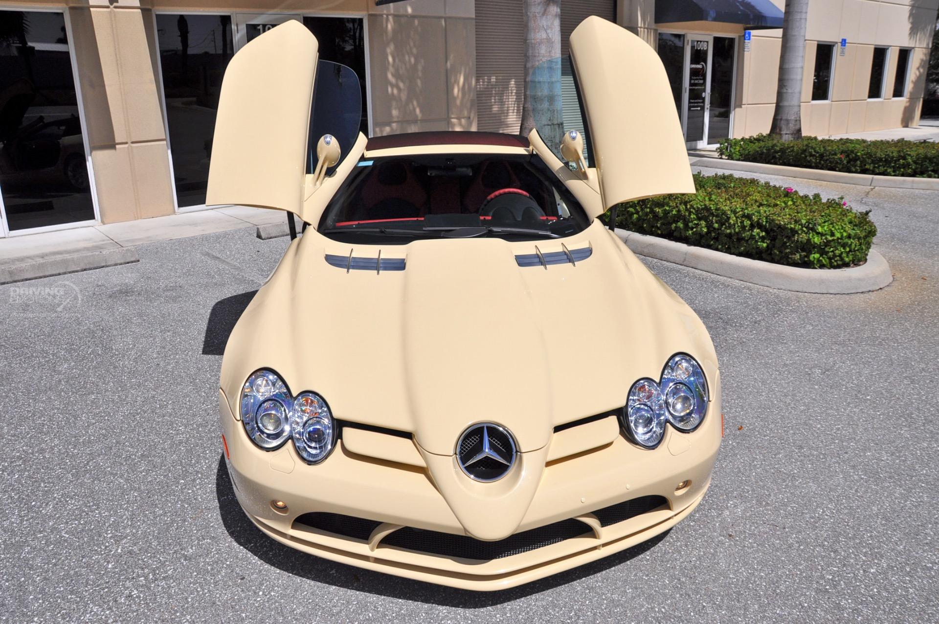 Beige 2009 Mercedes SLR McLaren Roadster Is One Of A Kind, Thankfully
