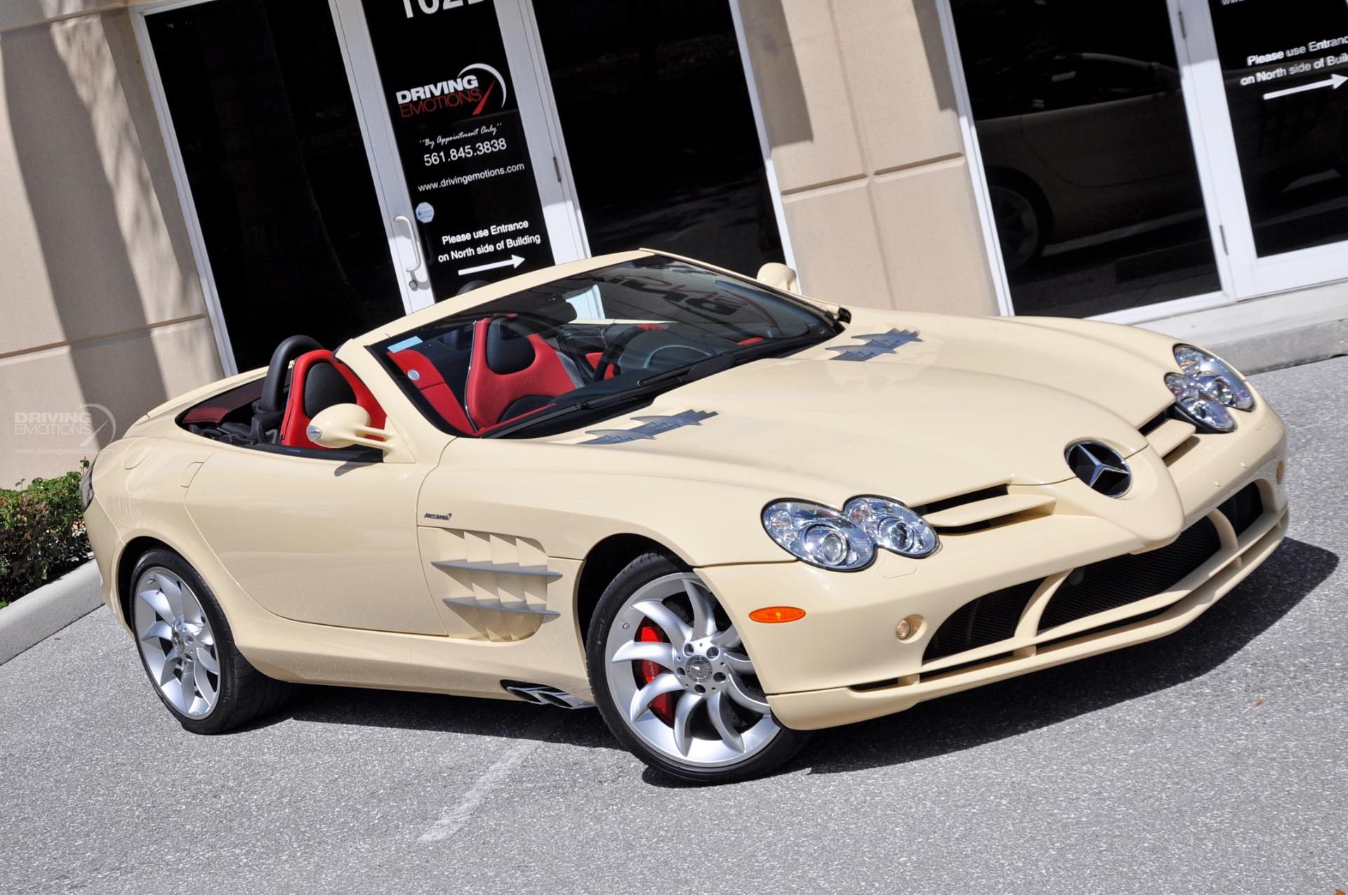 Beige 2009 Mercedes SLR McLaren Roadster Is One Of A Kind, Thankfully