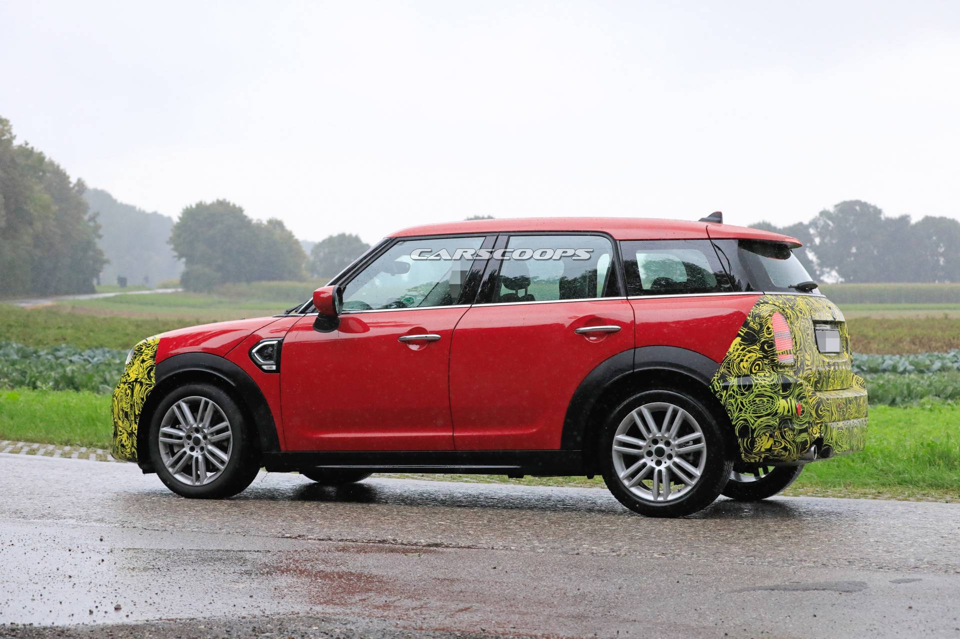 Facelifted 2021 Mini Countryman Reveals Its Union Jack-Styled LED Taillights