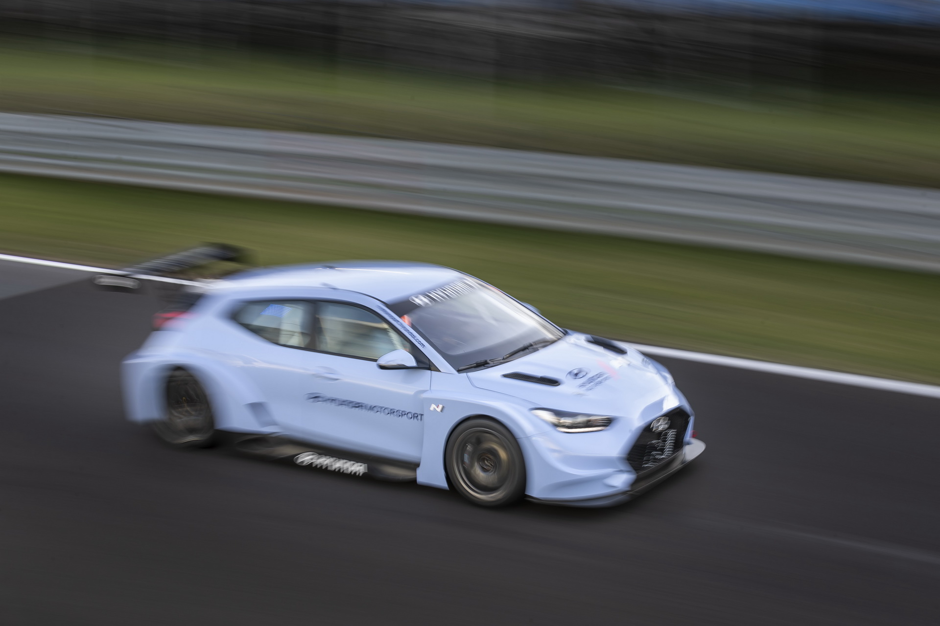 Hyundai Starts Real-Life Testing Of Electric Veloster N ETCR Racer