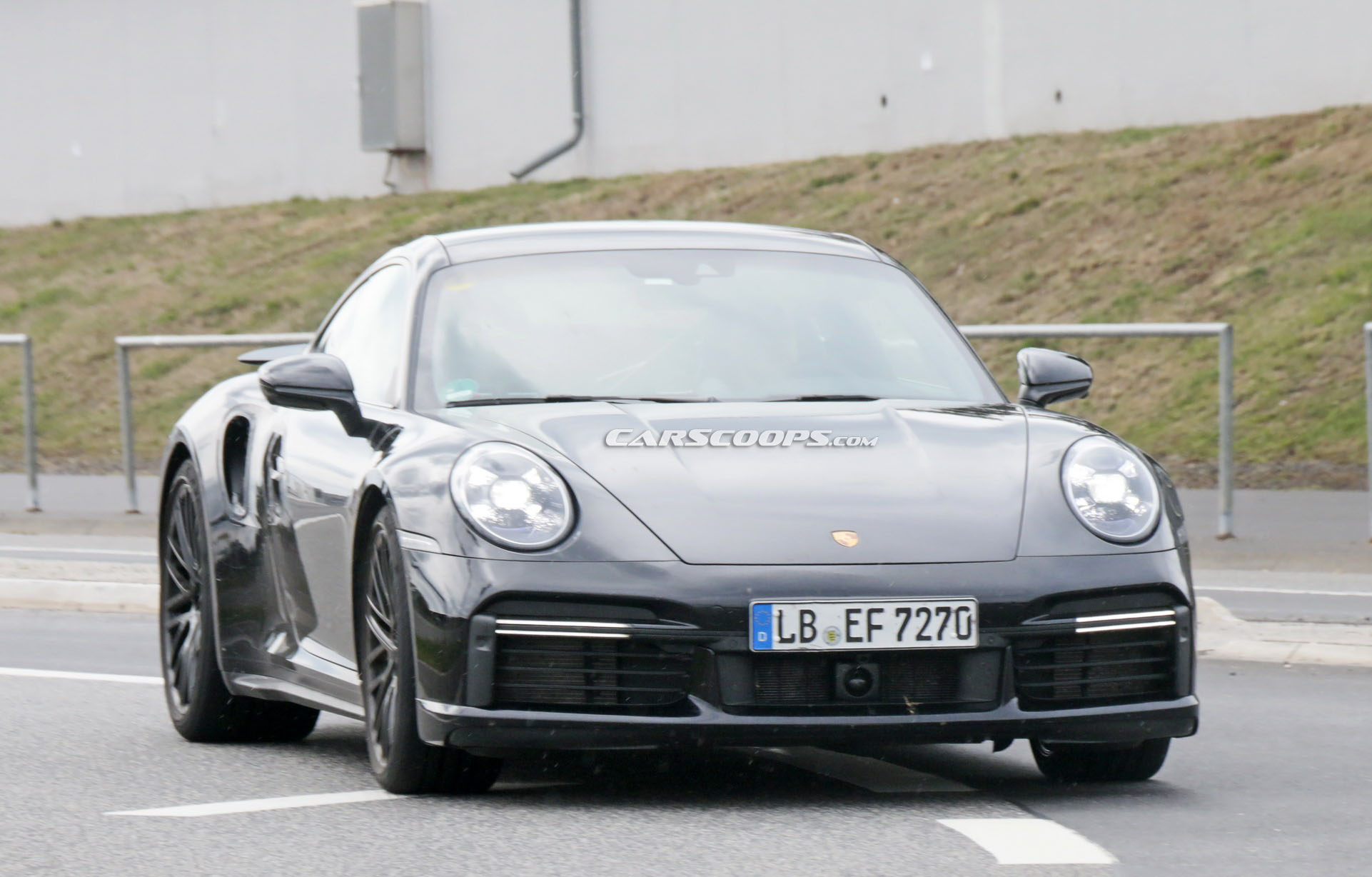 2020 Porsche 911 (992) Turbo Coupe And Cabriolet Spotted Virtually Undisguised (Again)