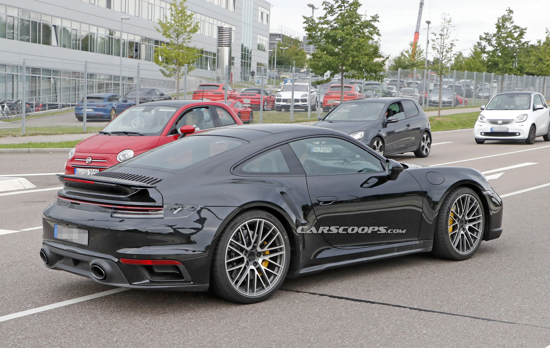 2020 Porsche 911 (992) Turbo Coupe And Cabriolet Spotted Virtually Undisguised (Again)