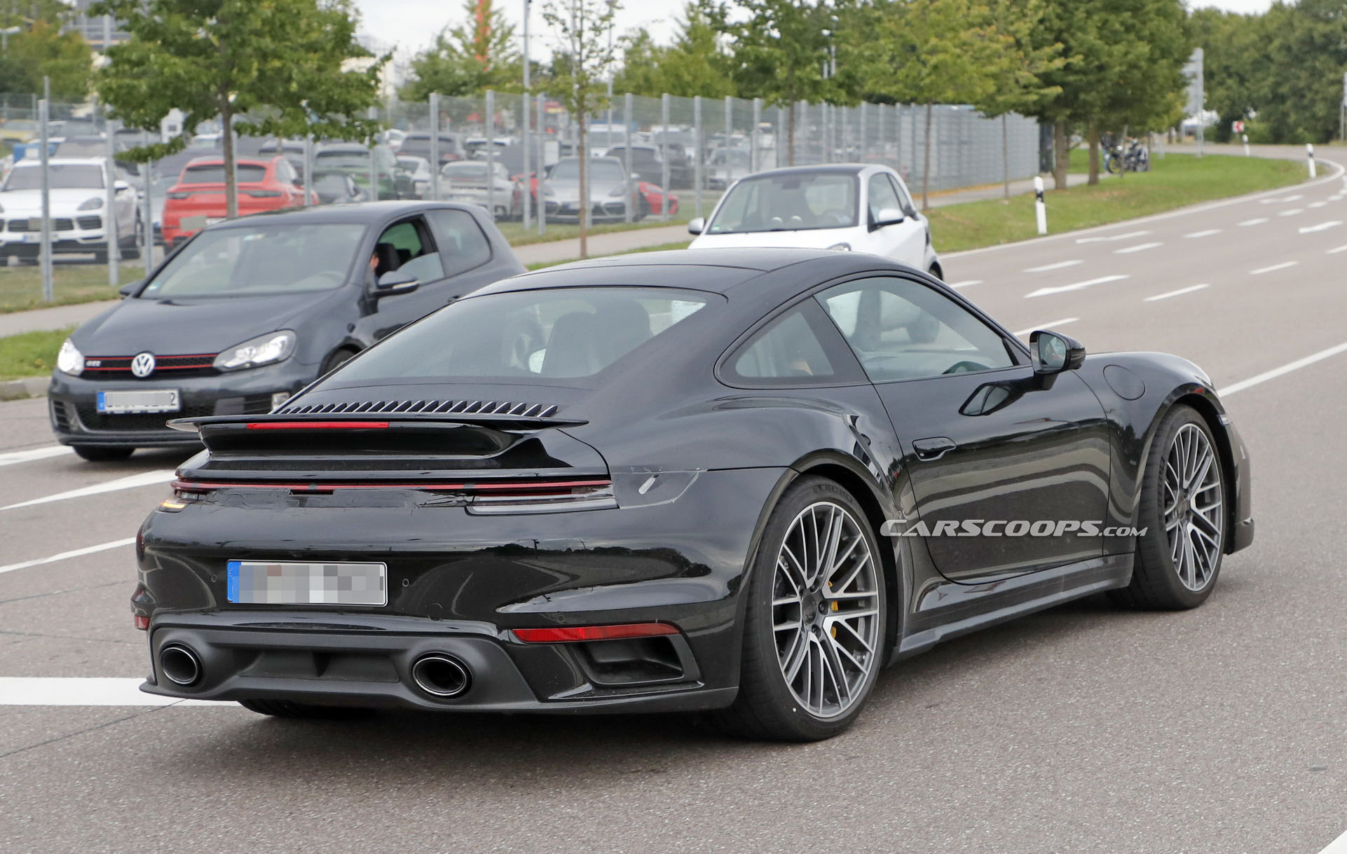 2020 Porsche 911 (992) Turbo Coupe And Cabriolet Spotted Virtually Undisguised (Again)