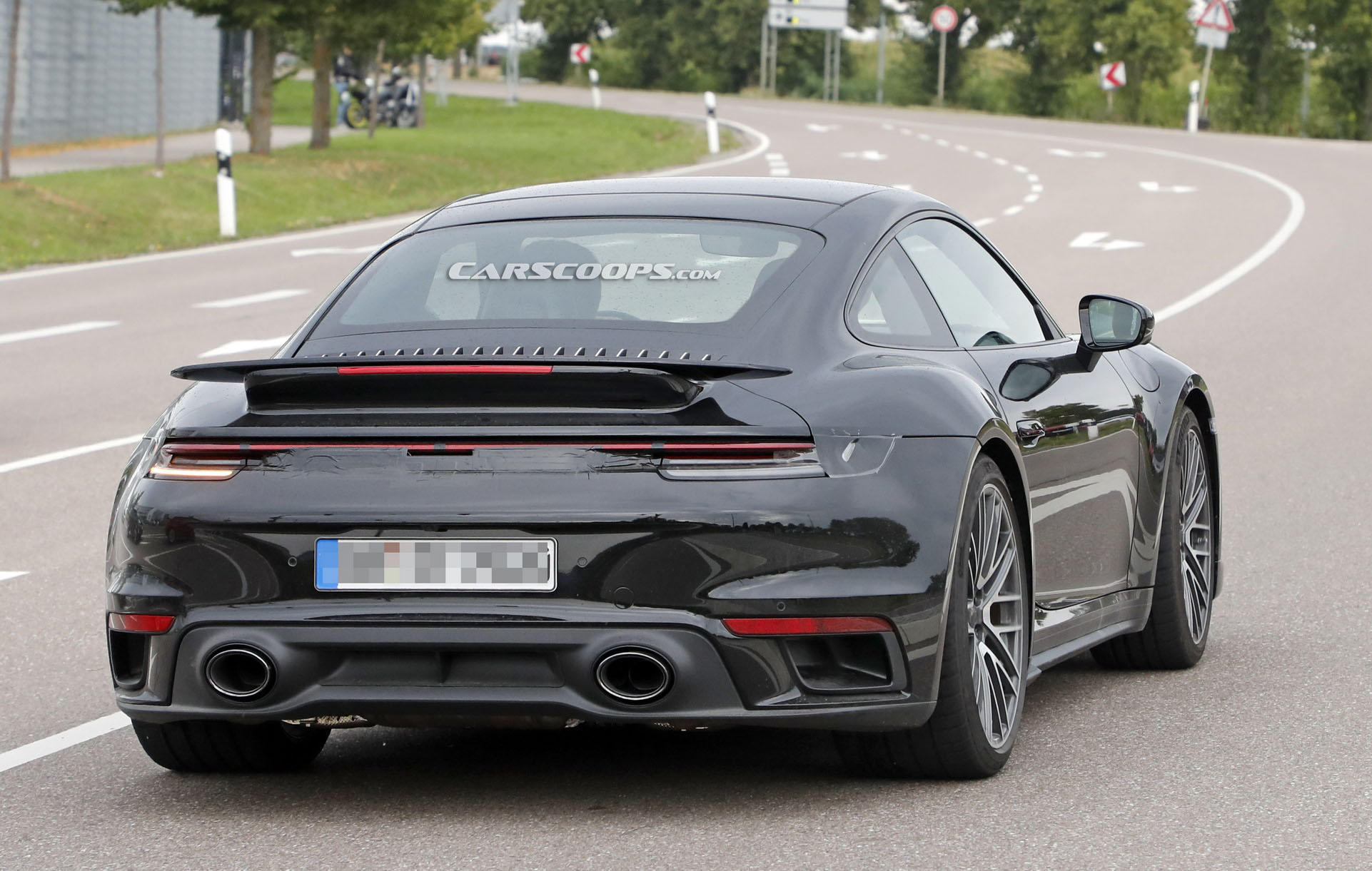 2020 Porsche 911 (992) Turbo Coupe And Cabriolet Spotted Virtually Undisguised (Again)