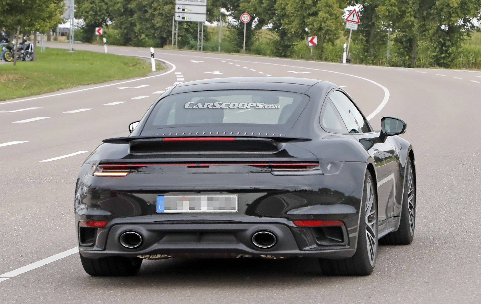 2020 Porsche 911 (992) Turbo Coupe And Cabriolet Spotted Virtually Undisguised (Again)