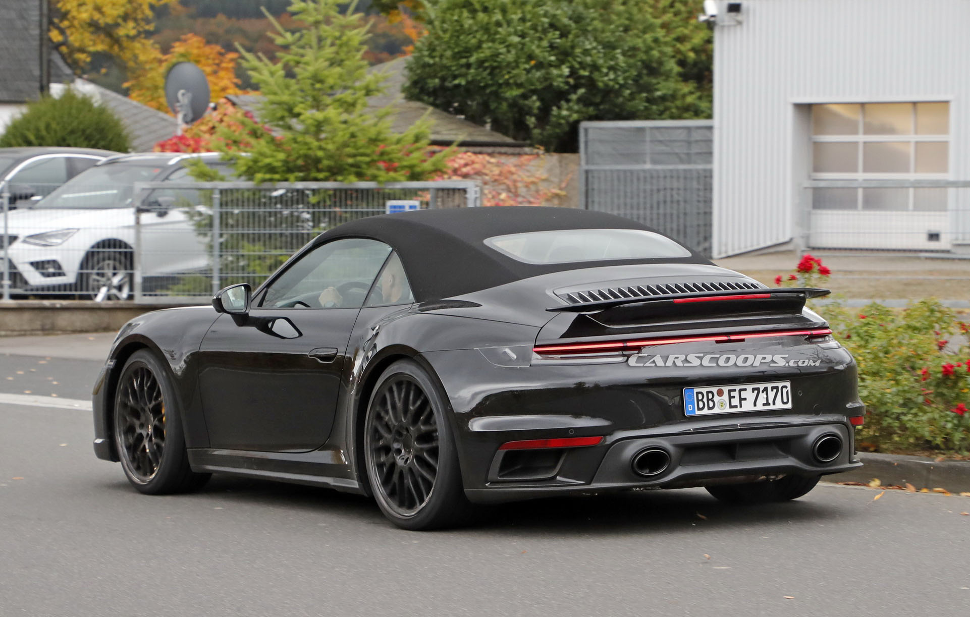 2020 Porsche 911 (992) Turbo Coupe And Cabriolet Spotted Virtually Undisguised (Again)