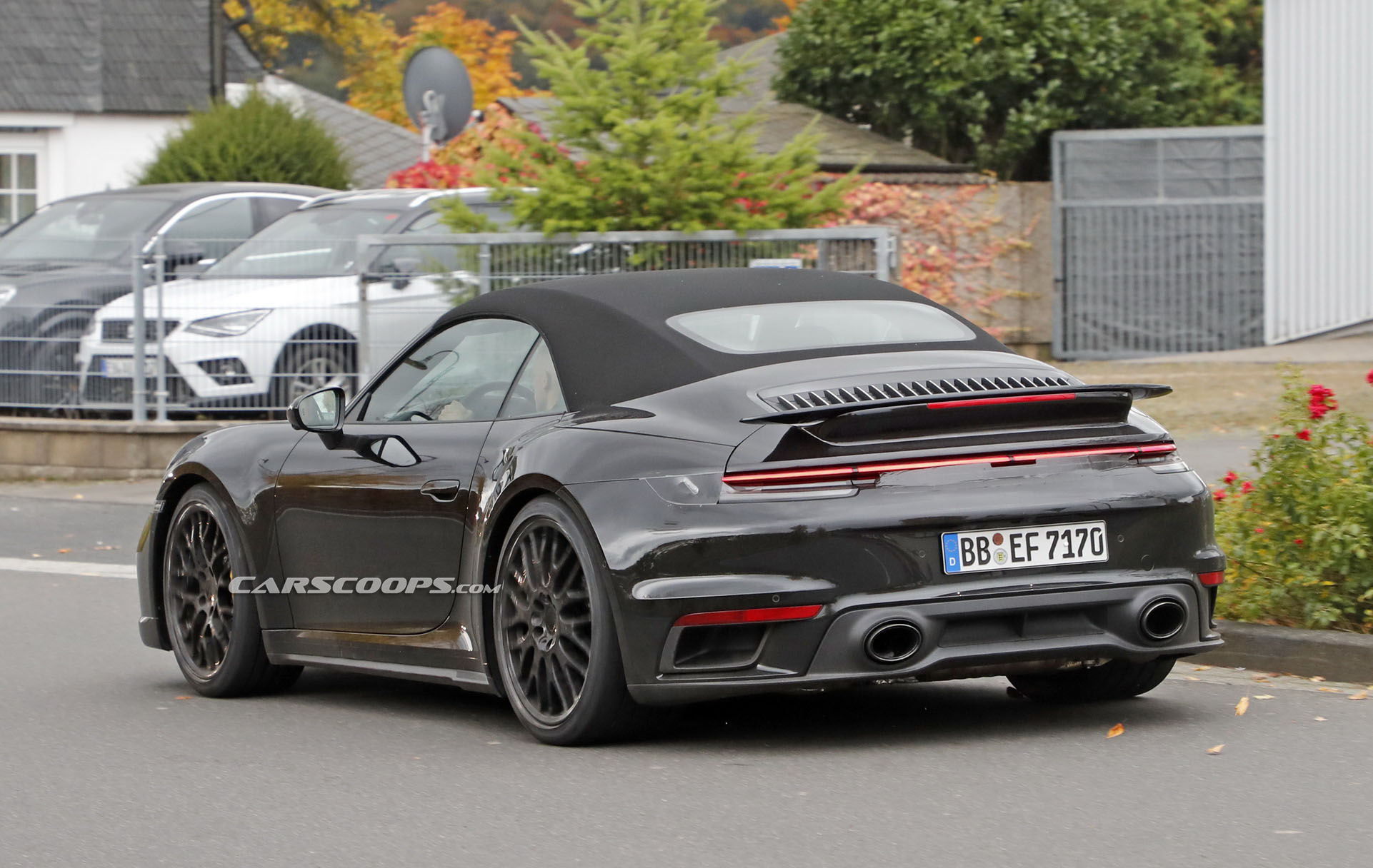 2020 Porsche 911 (992) Turbo Coupe And Cabriolet Spotted Virtually Undisguised (Again)