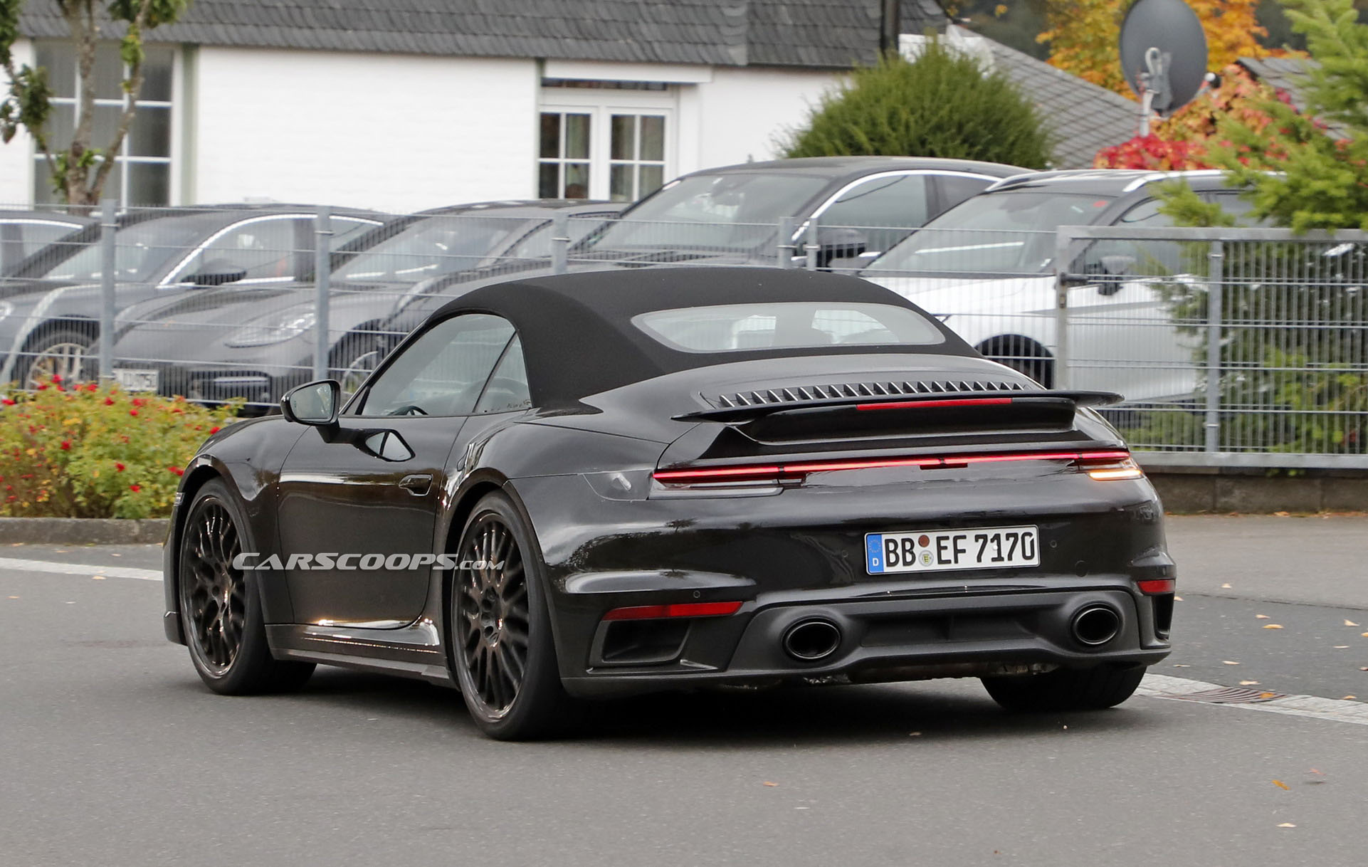 2020 Porsche 911 (992) Turbo Coupe And Cabriolet Spotted Virtually Undisguised (Again)