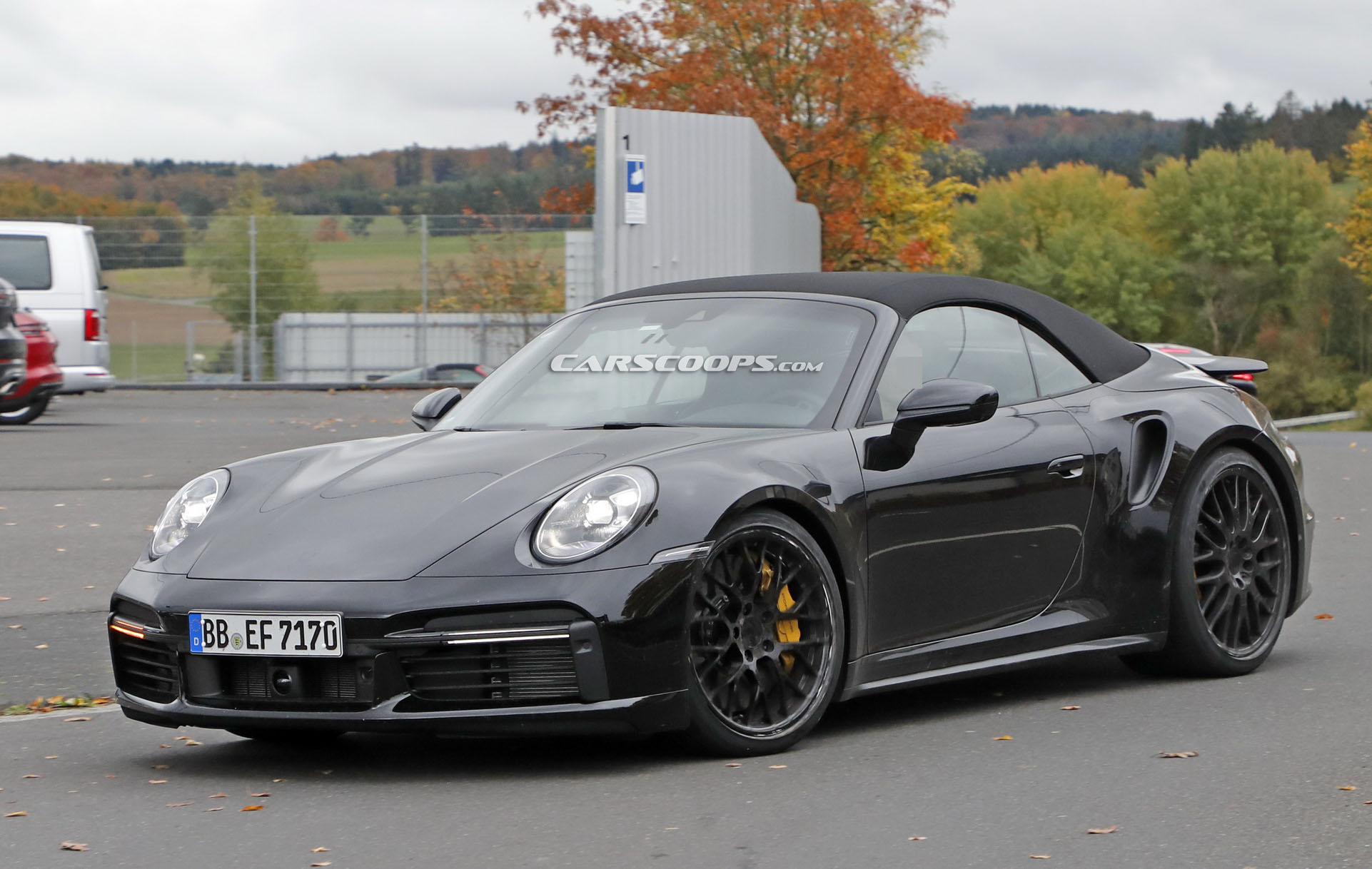 2020 Porsche 911 (992) Turbo Coupe And Cabriolet Spotted Virtually Undisguised (Again)