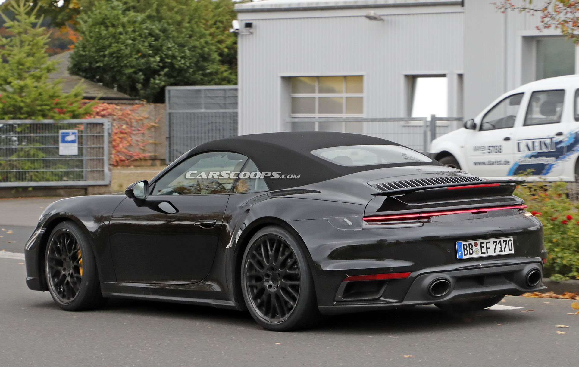 2020 Porsche 911 (992) Turbo Coupe And Cabriolet Spotted Virtually Undisguised (Again)