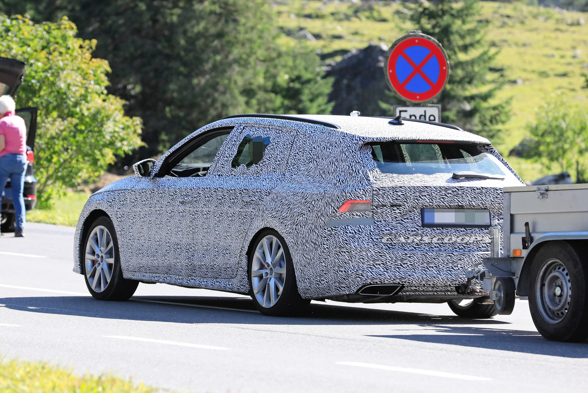 2021 Skoda Octavia Combi RS Spied And Crashed Within A Matter Of Minutes
