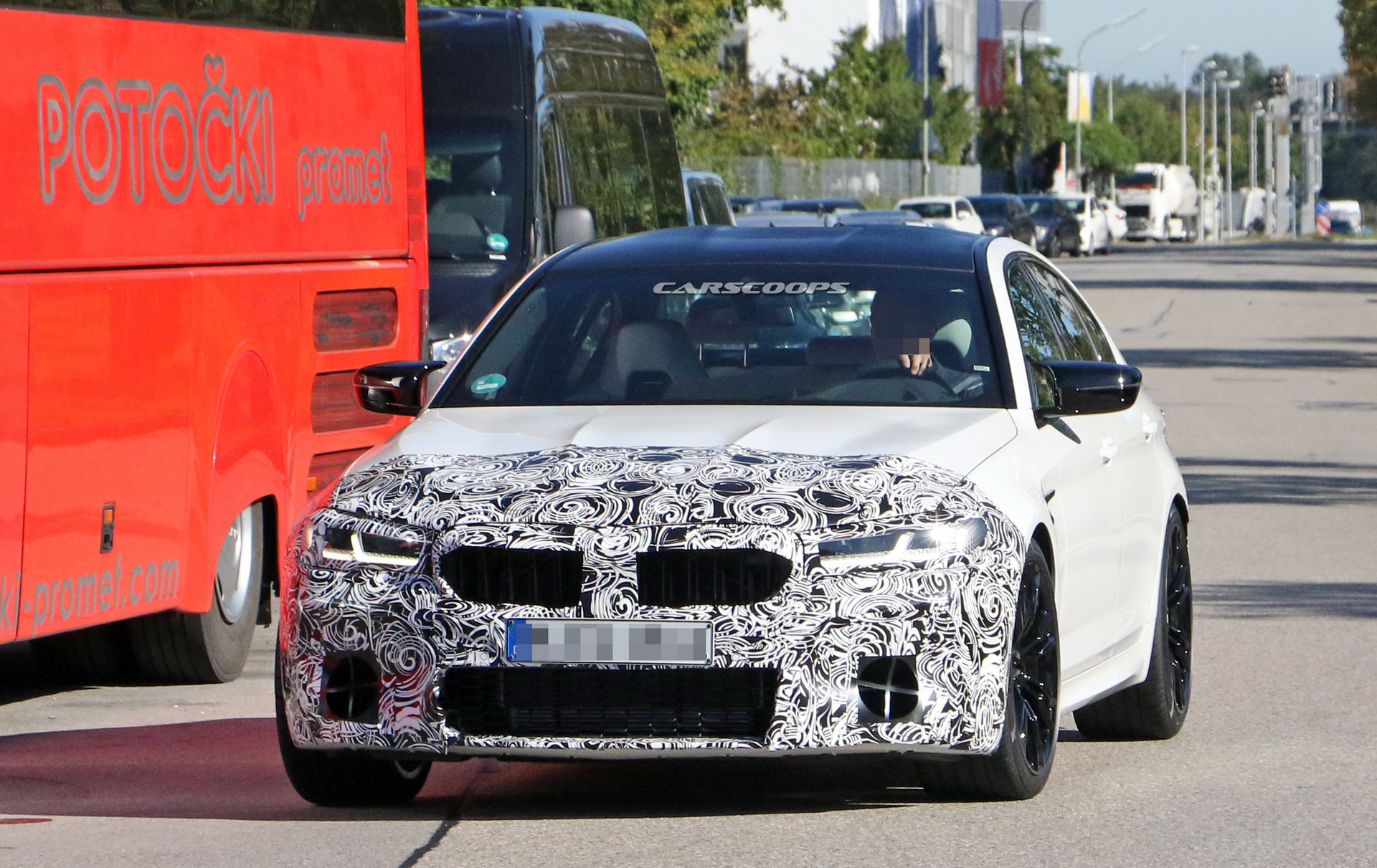 2021 BMW M5 Facelift: Super Sedan Provides A Peek At Its New Headlights, No Gaping Grille