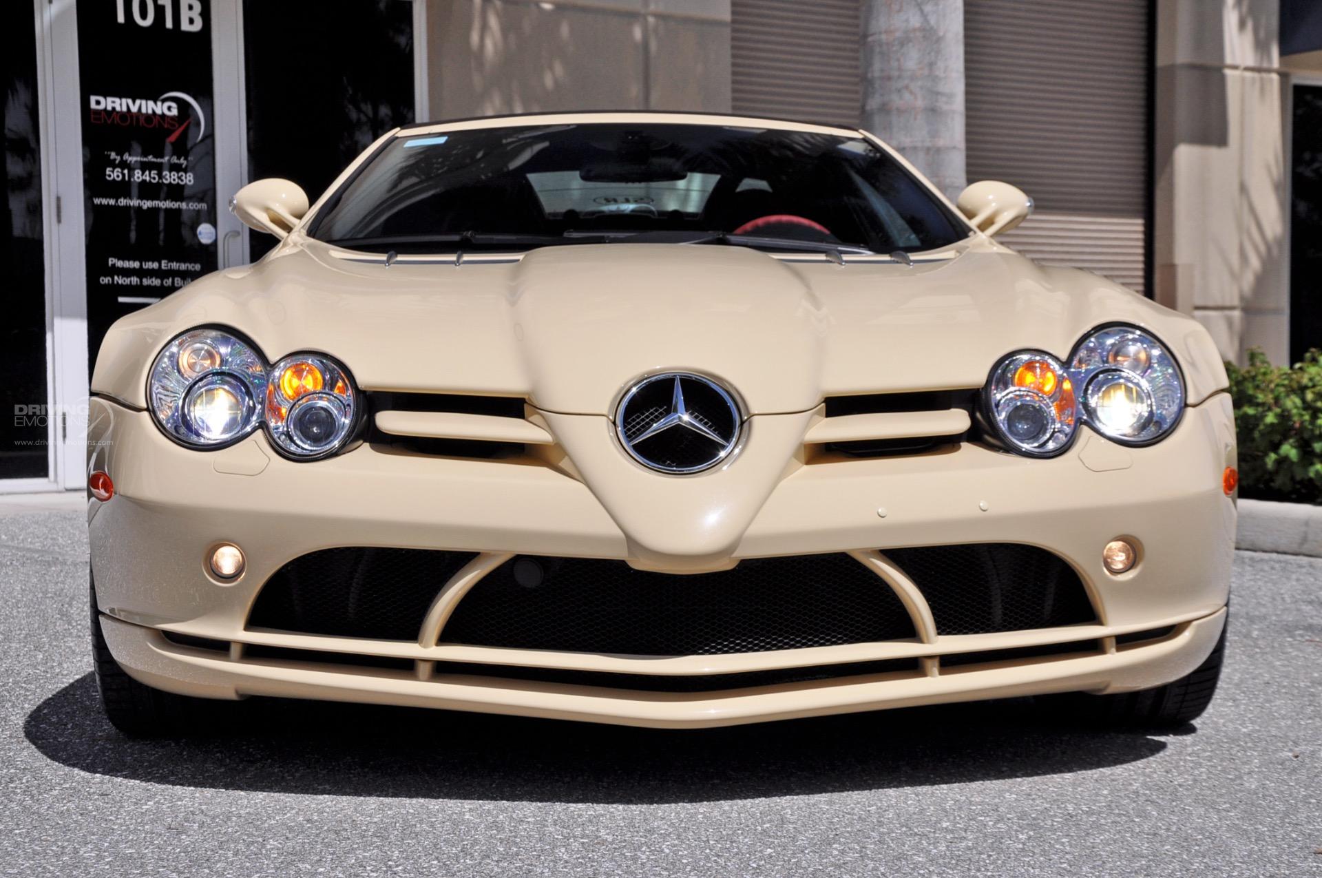 Beige 2009 Mercedes SLR McLaren Roadster Is One Of A Kind, Thankfully