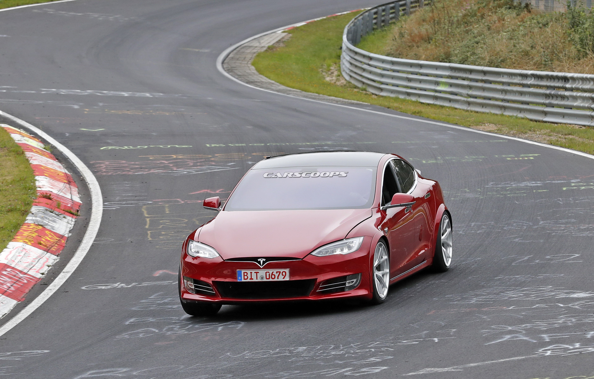 Tesla’s ‘Ring Contender Is A Model S “Chassis Prototype” With New “Plaid” Powertrain