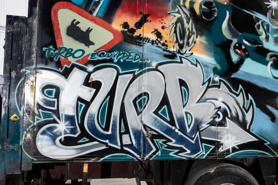 1998 Volvo FL6 Truck Painted By Banksy Could Sell For $2 Million