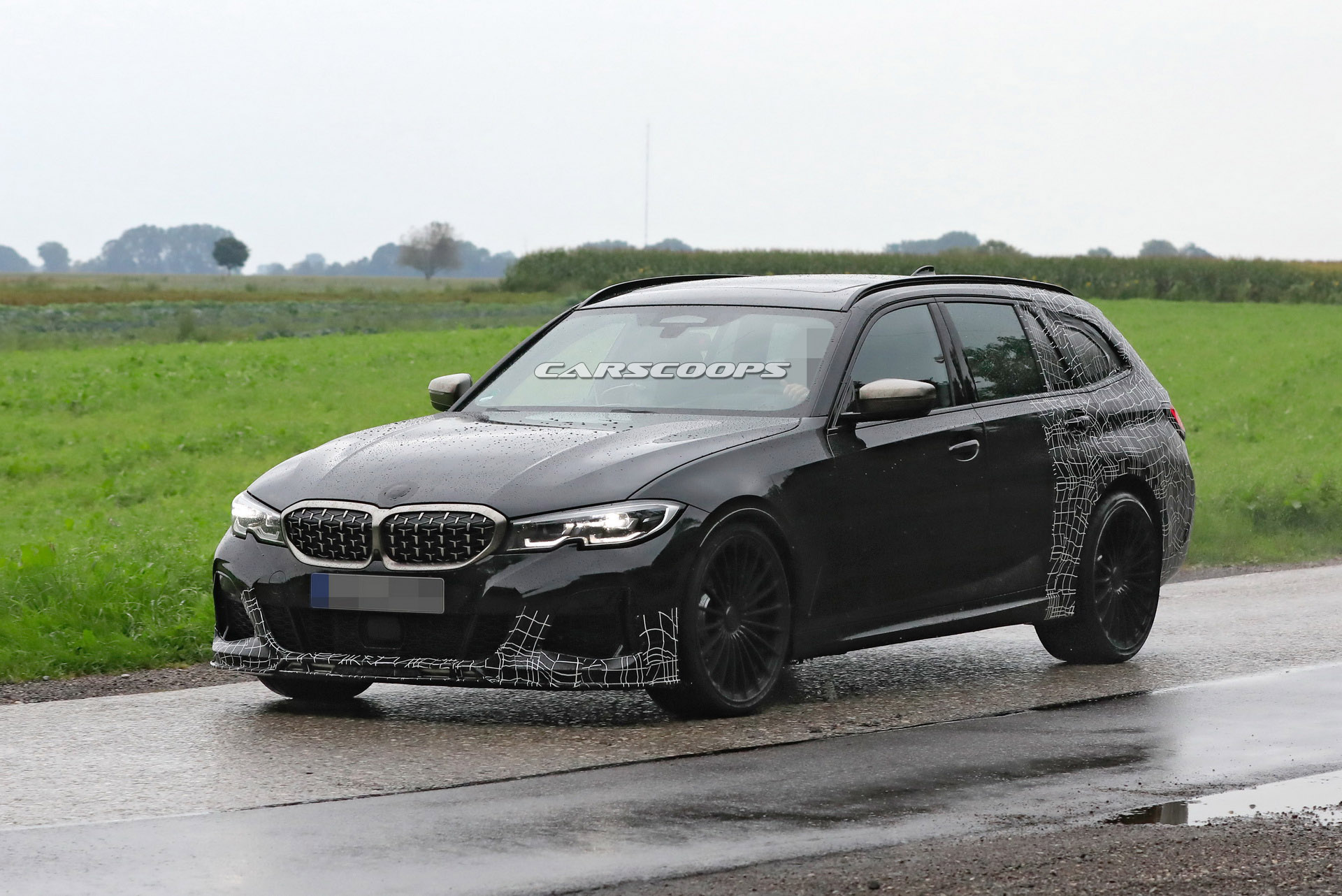 Frankfurt-Bound Alpina B3 Touring Spied Undergoing Tests