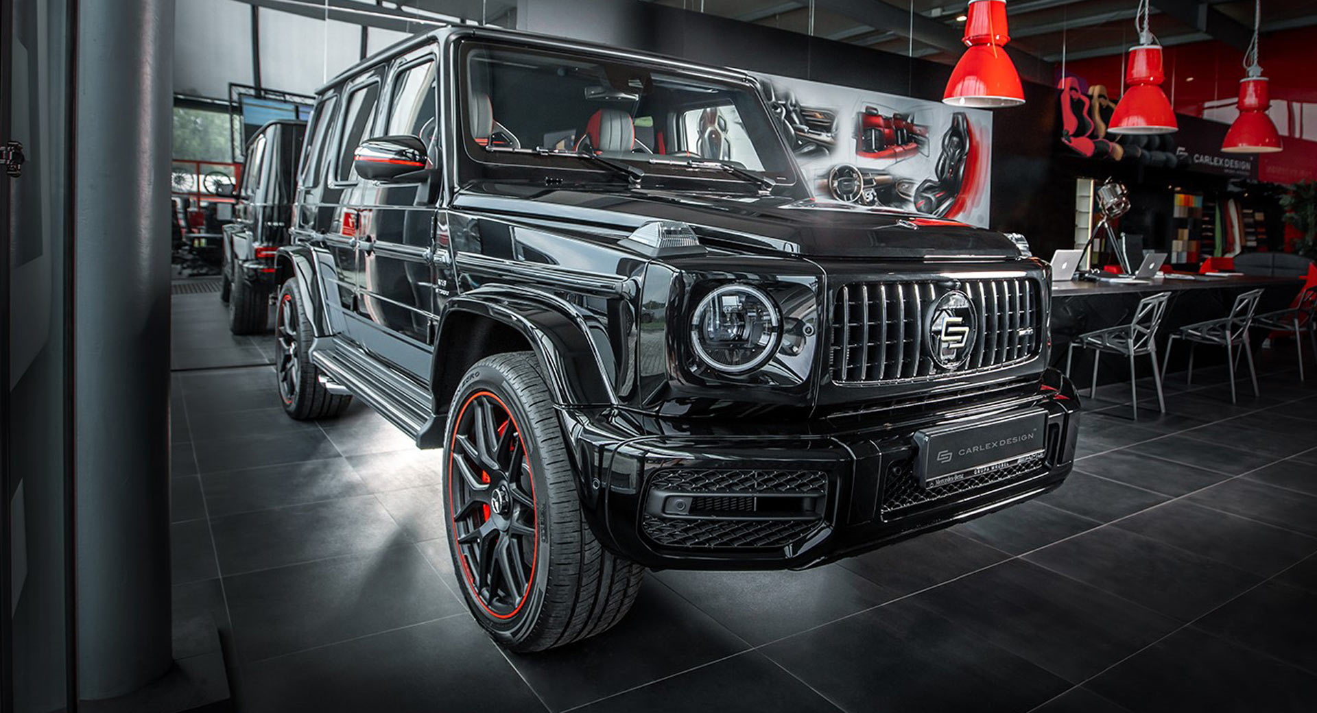 Mercedes Benz G Class By Carlex Makes You Think You Re Inside A Sports Car Carscoops