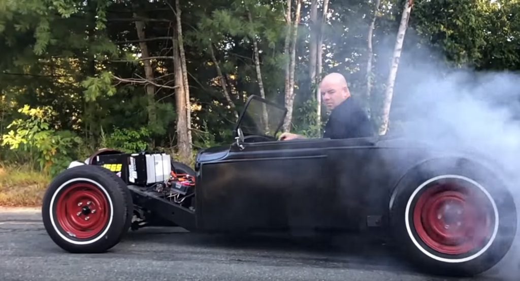  This Rat Rod Uses An Electric Motorbike’s Powertrain – And It’ll Light Up Its Rear Tires With Ease