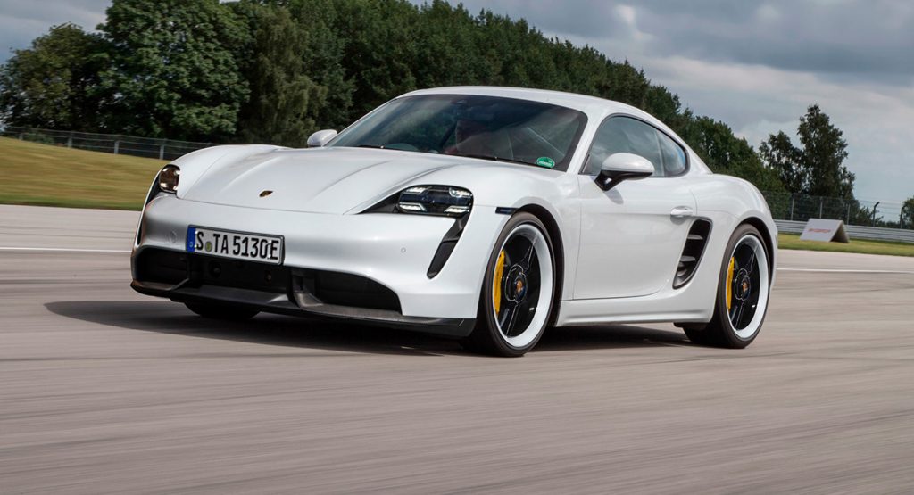  Porsche Taycan Styling Translates Well To A Future, Electric 718 Cayman