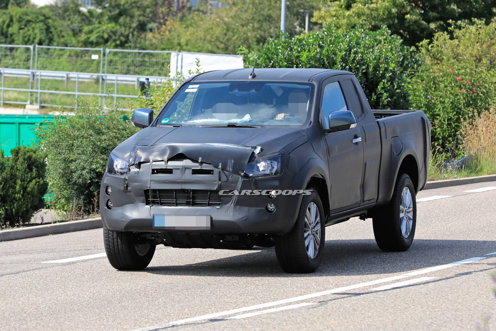 2020 Isuzu D-Max Spotted Testing Extended Cab Body