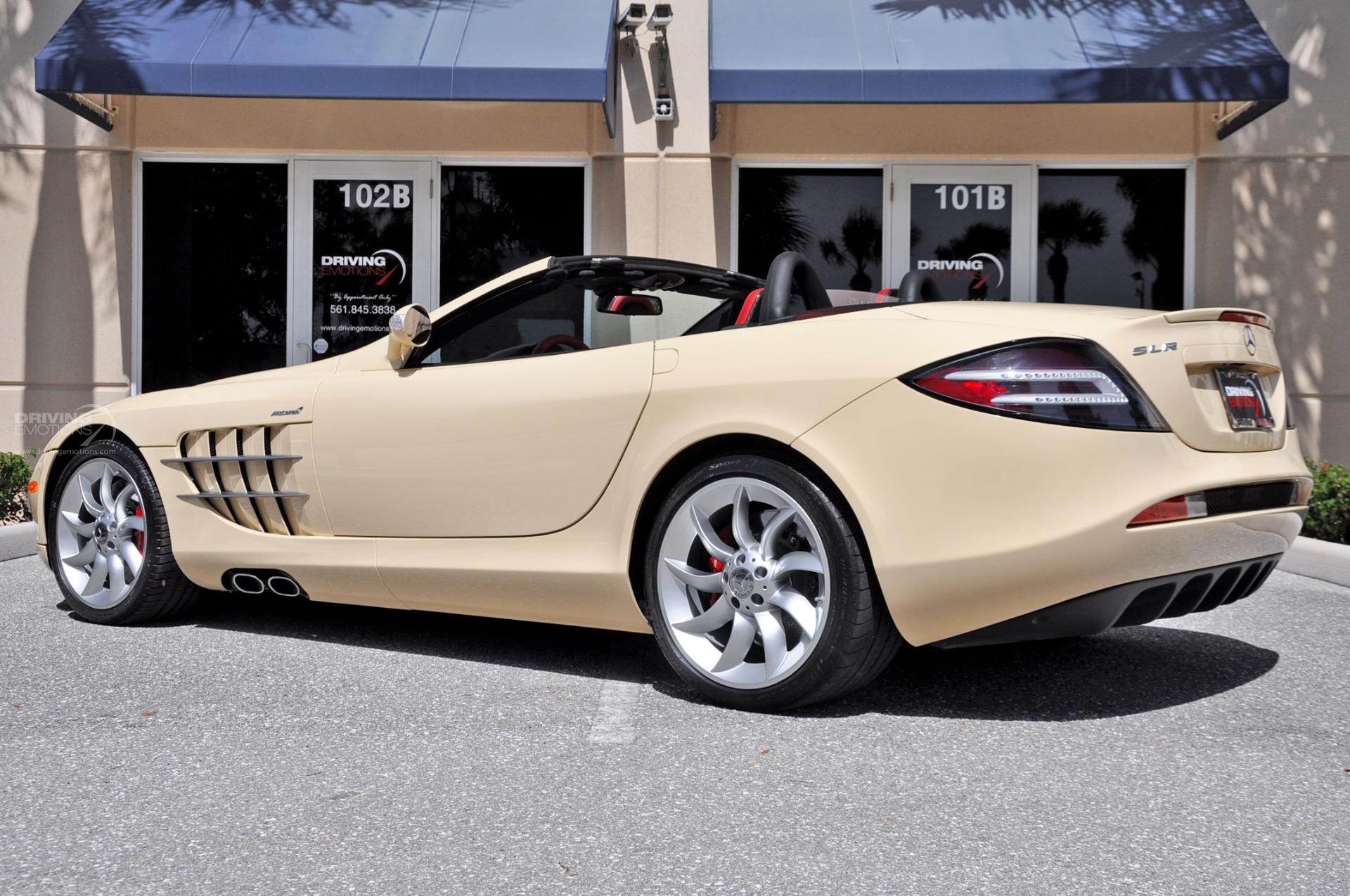 Beige 2009 Mercedes SLR McLaren Roadster Is One Of A Kind, Thankfully