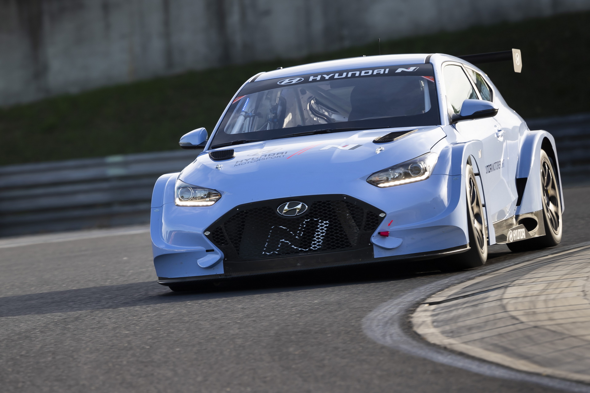 Hyundai Starts Real-Life Testing Of Electric Veloster N ETCR Racer