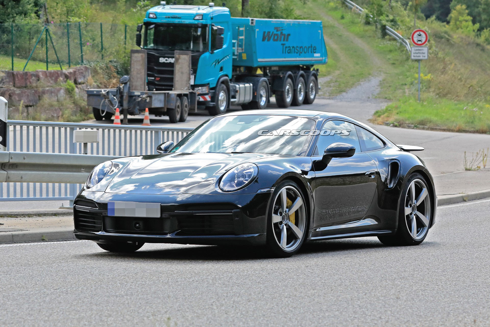 2020 Porsche 911 (992) Turbo Coupe And Cabriolet Spotted Virtually Undisguised (Again)