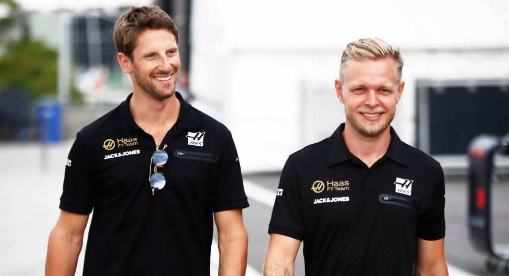  Haas Keeping Both Grosjean And Magnussen For Next Season
