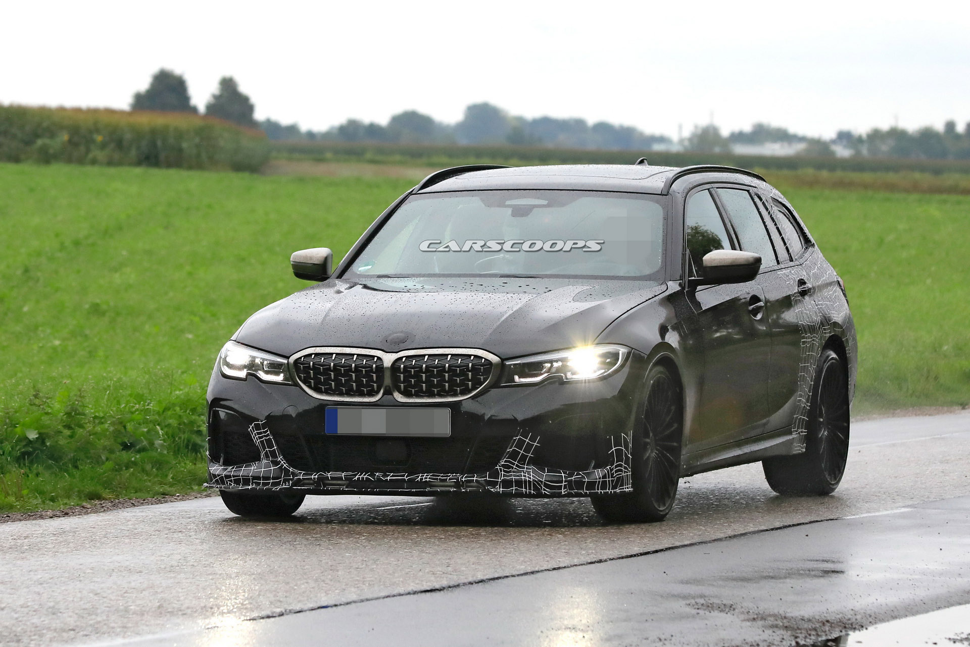 Frankfurt-Bound Alpina B3 Touring Spied Undergoing Tests