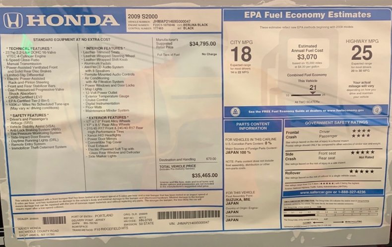 Untitled And Unregistered Honda S2000 Could Be Yours For A Little Under $100,000