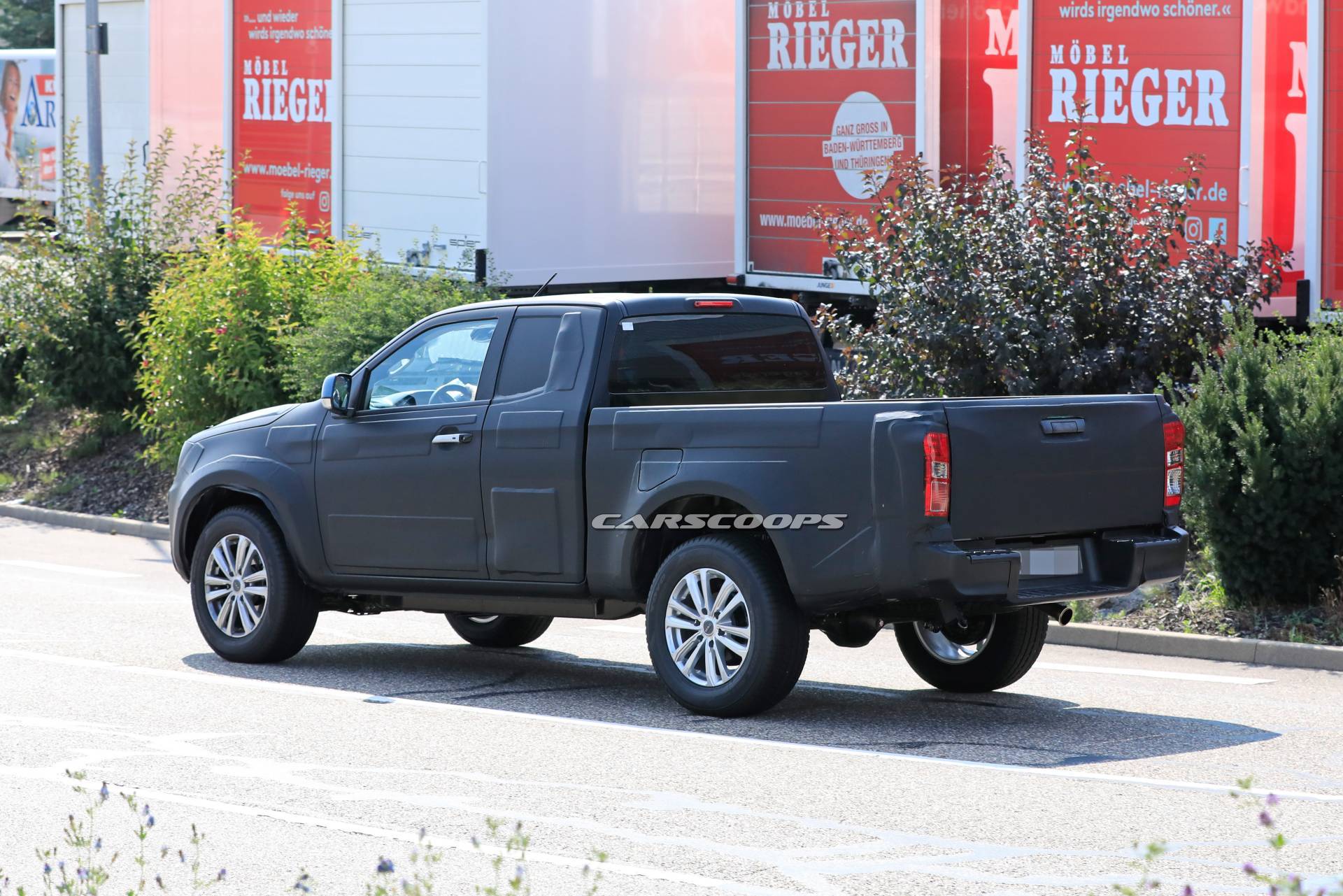 2020 Isuzu D-Max Spotted Testing Extended Cab Body