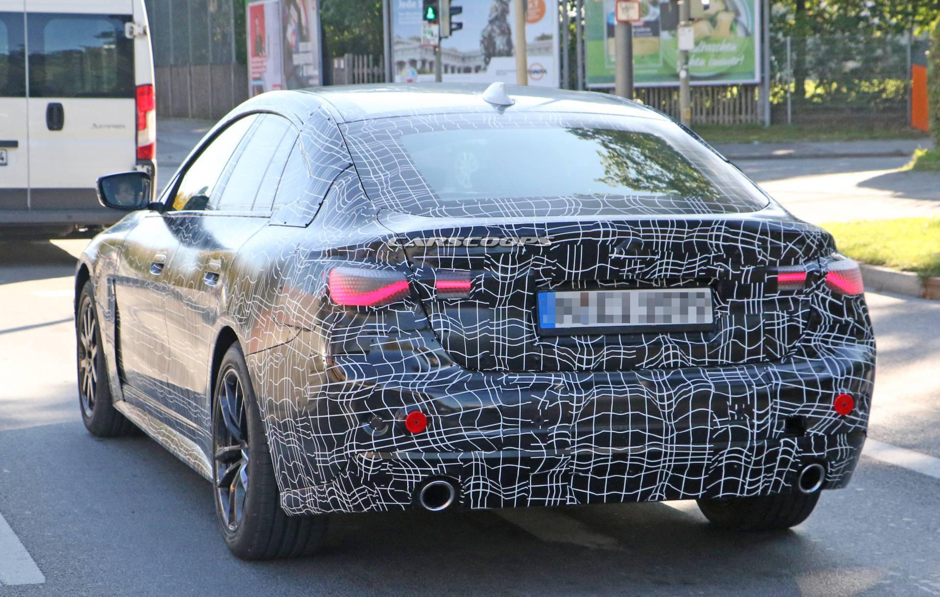 2021 BMW 4 Series Gran Coupe Spotted Again As Kidney Grille Suspense Builds Up