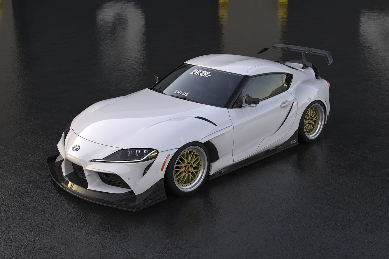 Widebody 2020 Toyota Supra With Huge Wing Is Heading To SEMA