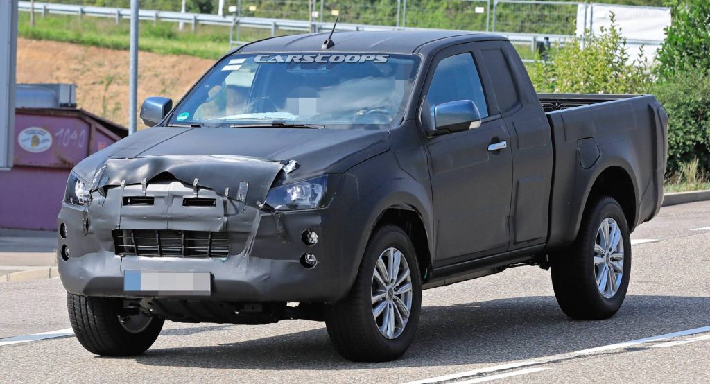  2020 Isuzu D-Max Spotted Testing Extended Cab Body