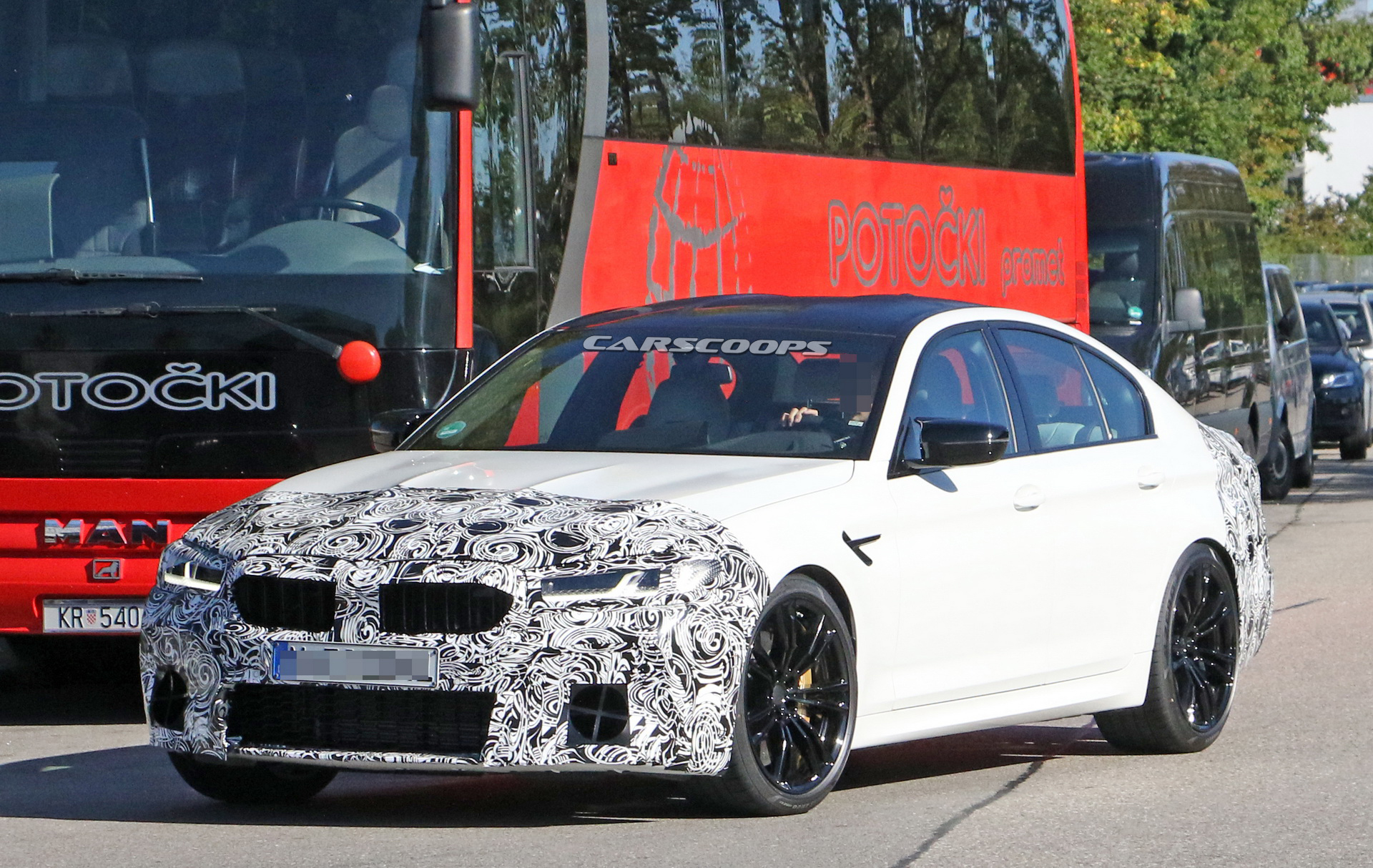 2021 BMW M5 Facelift: Super Sedan Provides A Peek At Its New Headlights, No Gaping Grille