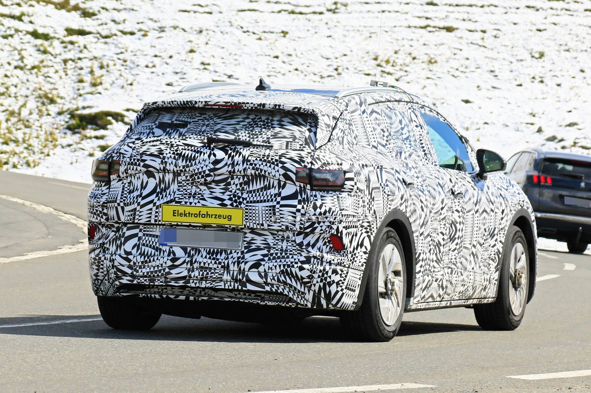 2021 VW ID.4 Compact Electric Crossover Spotted Testing Alongside ID.3 Hatch