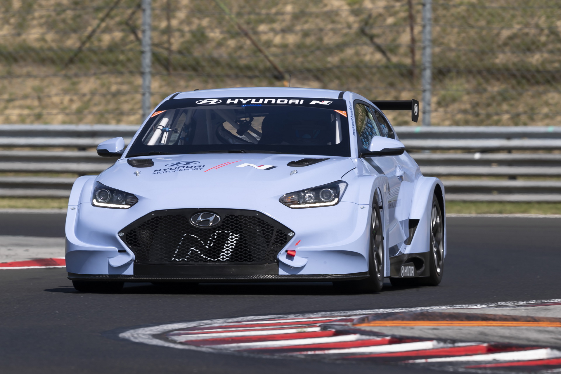 Hyundai Starts Real-Life Testing Of Electric Veloster N ETCR Racer