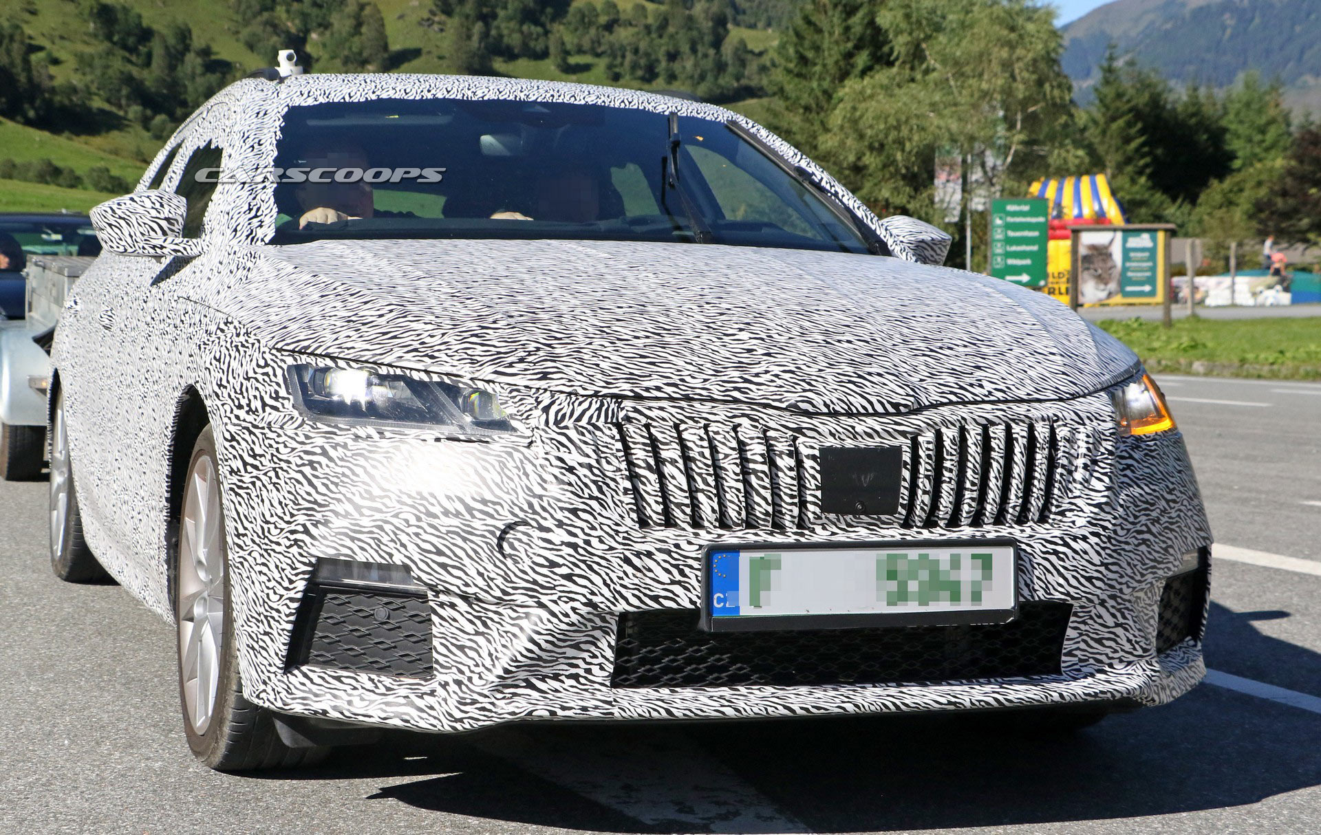 2021 Skoda Octavia Combi RS Spied And Crashed Within A Matter Of Minutes