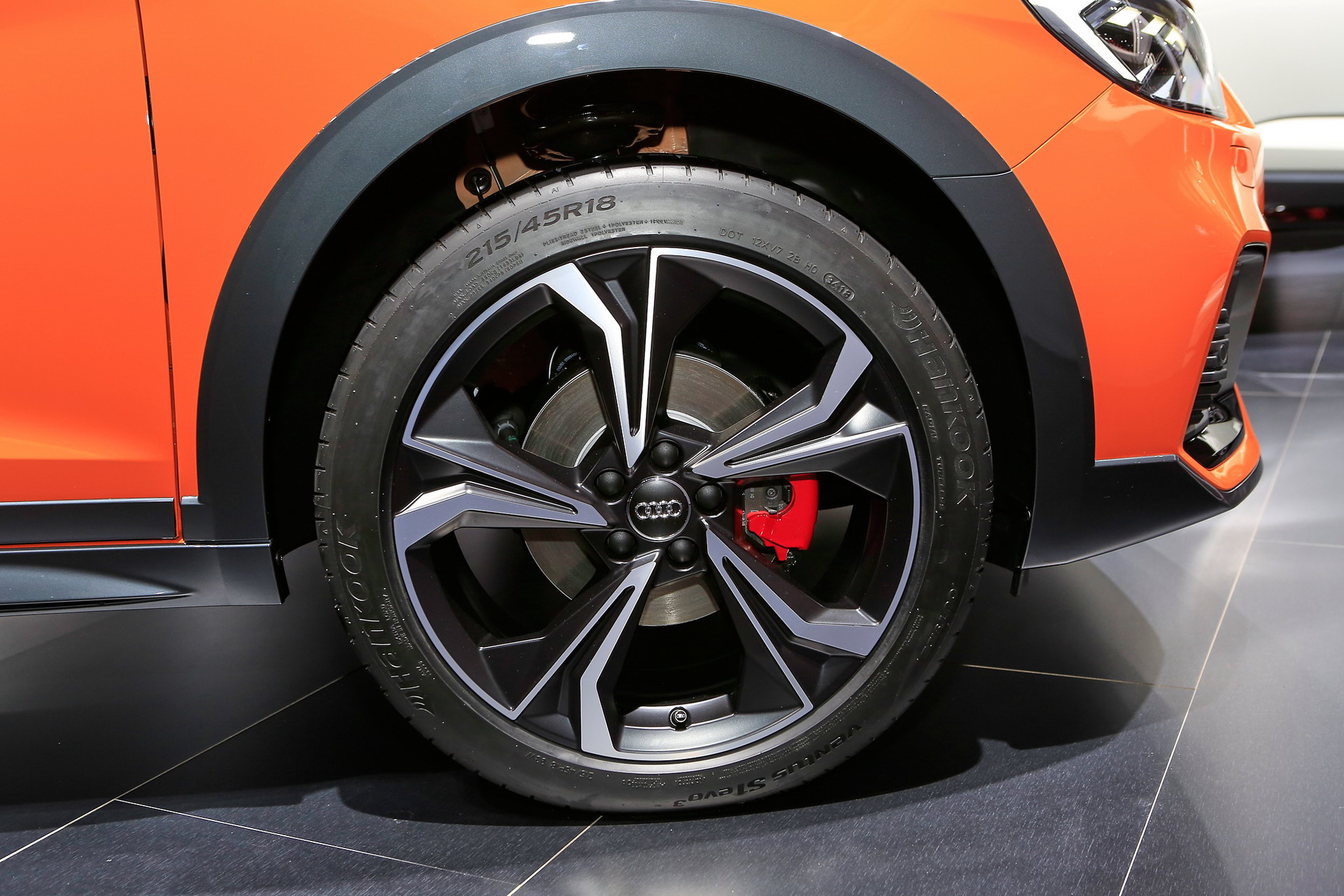 Audi A1 Citycarver Cuts A Dash In Frankfurt With Bright Orange Paint Job