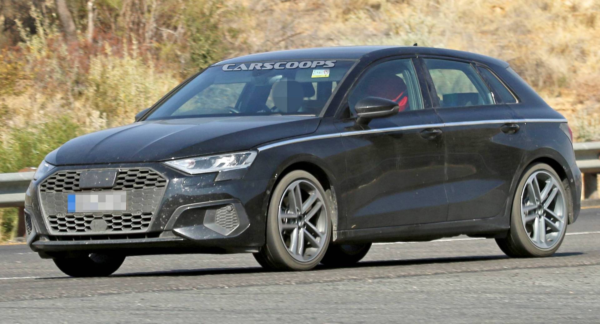 Audi A3 Sportback Facelift Spied Wearing Very Light Camouflage