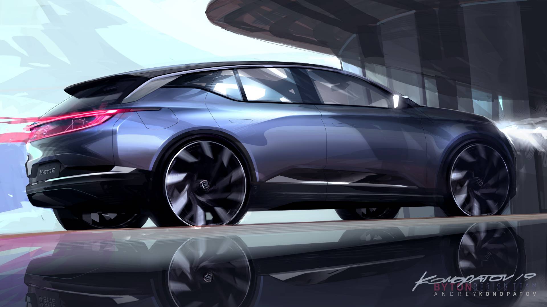 Production Byton M-Byte EV Retains Ginormous 48-Inch Digital Dash, Starts At €45,000